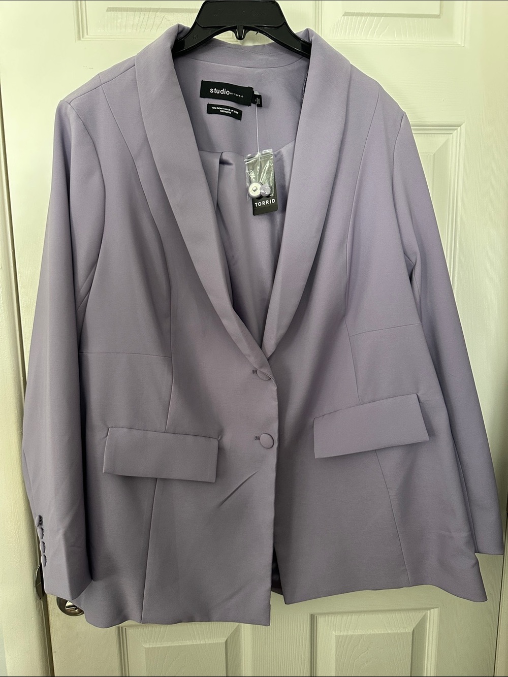 Torrid Studio Lavender Blazer